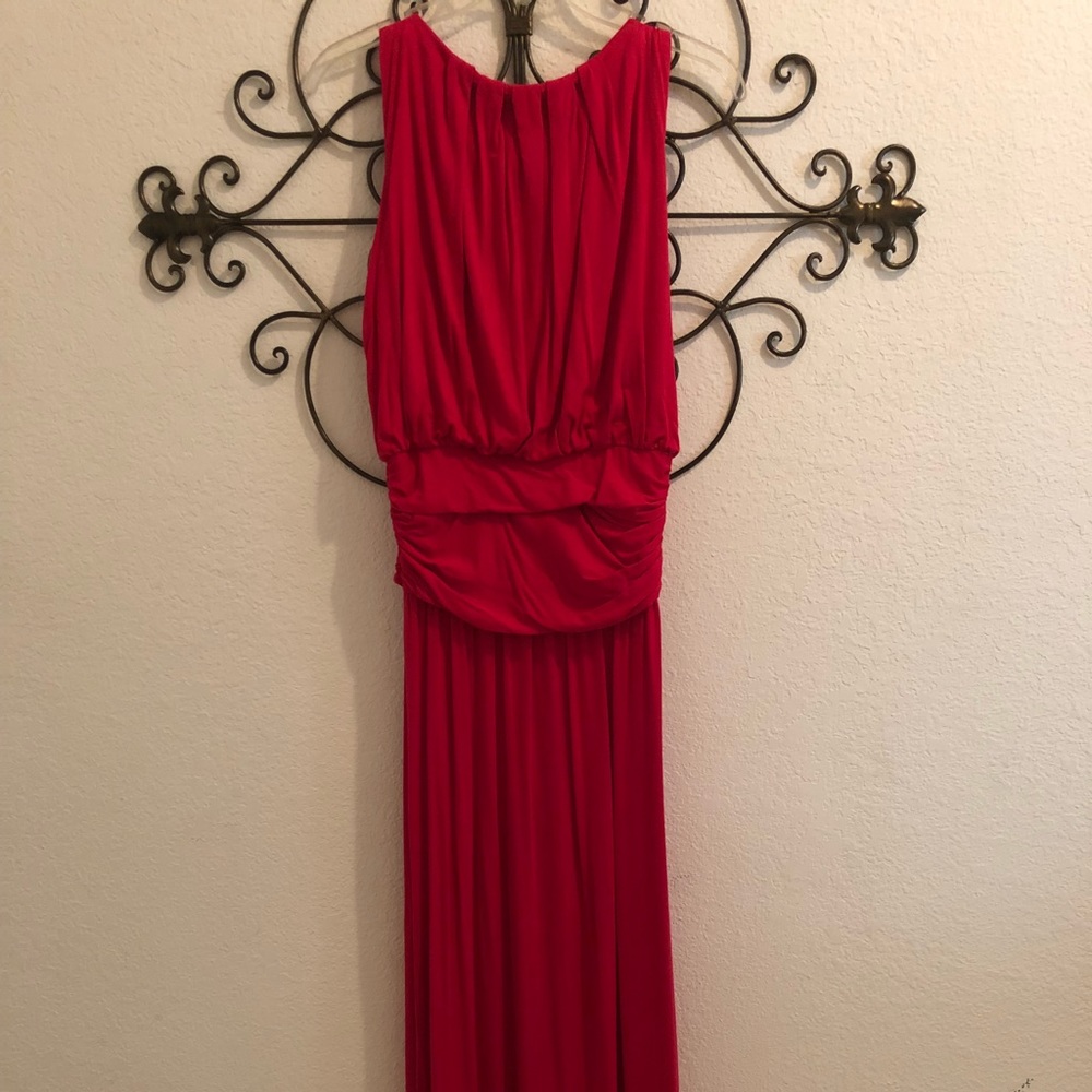 Pink maxi dress